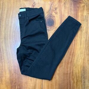 AYR Women's Jeans 30 x 32 High Rise Skinny Black Denim Stretch Q3-5